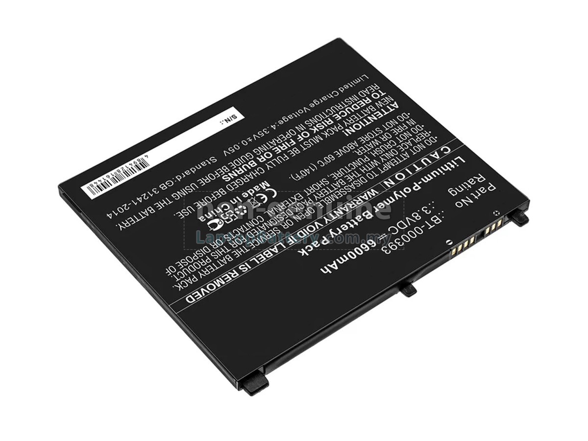 Zebra BT-000393 replacement battery