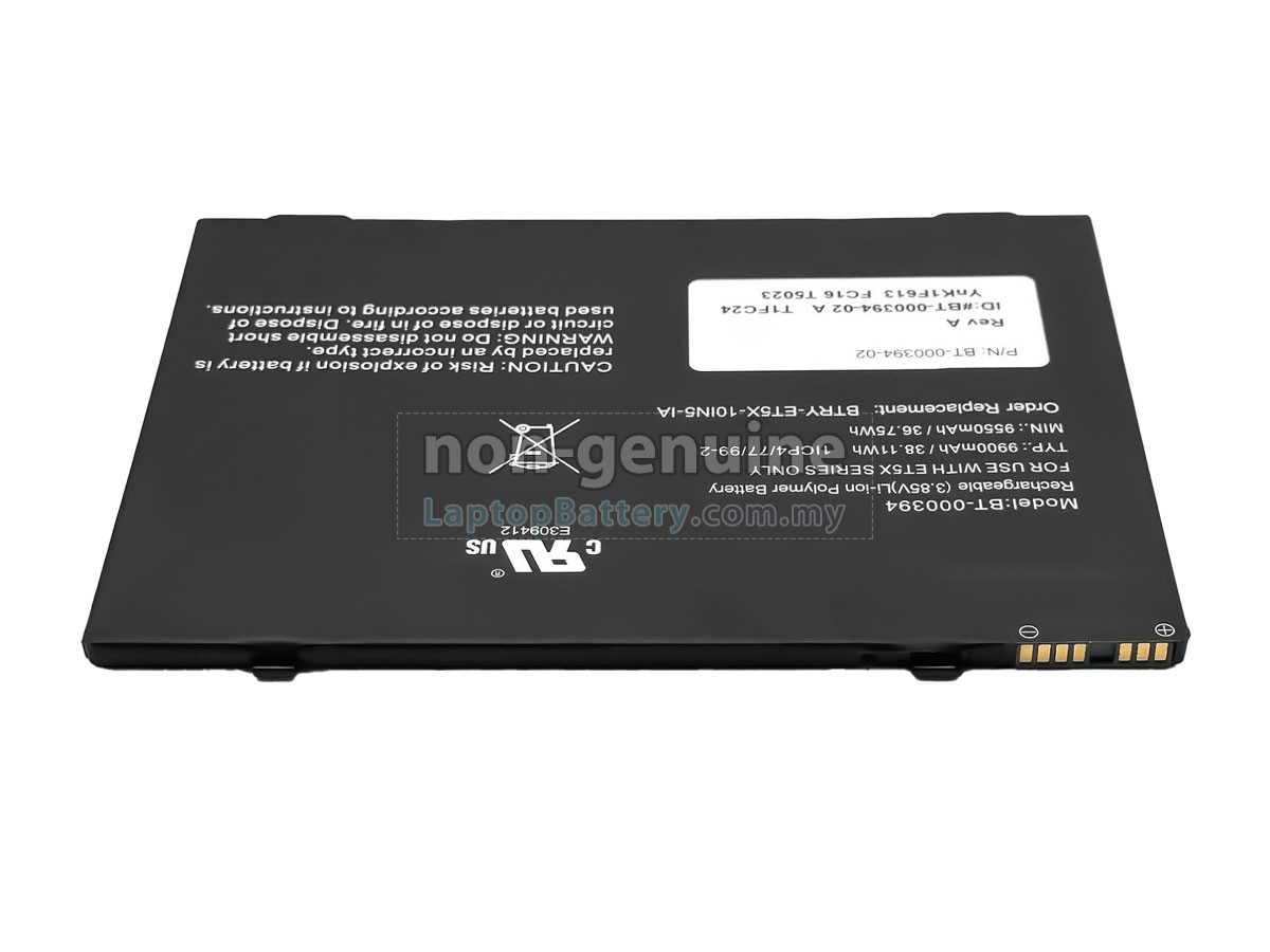 Zebra ET56 replacement battery