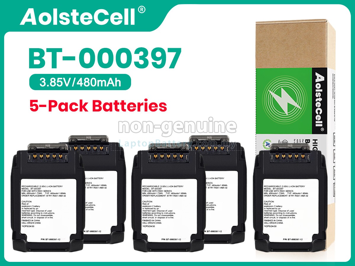 Zebra RS5100 RING SCANNER replacement battery