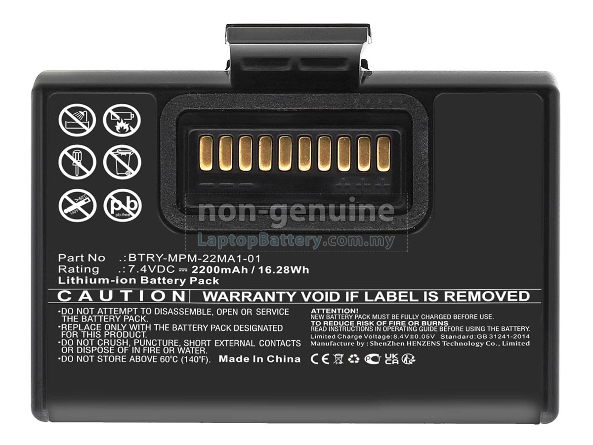 Zebra BTRY-MPM-22MA1-01 replacement battery