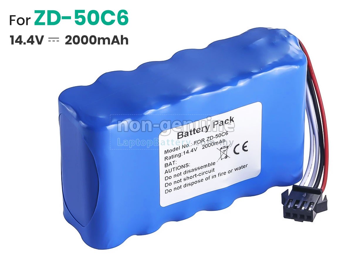 Zede ZD-50F6-H replacement battery