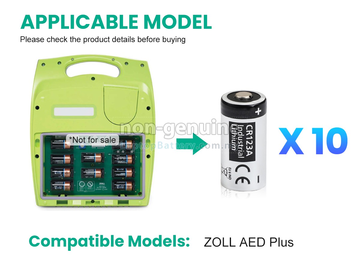ZOLL AED PLUS replacement battery